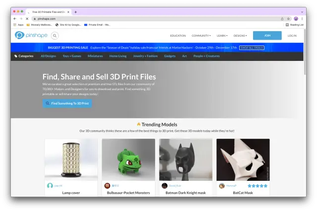 Modelos para impresión 3D de archivos STL gratuitos