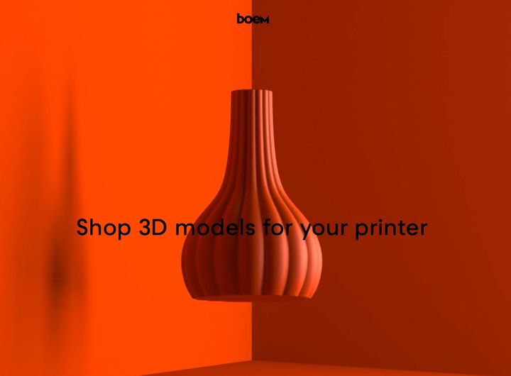 Boem, una nueva tienda de modelos 3D 