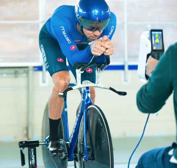 El escáner Calibry 3D optimiza la aerodinámica ciclista de Italia para los Juegos Olímpicos de Tokio