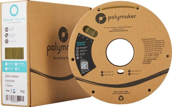 Polymaker cambia a bobinas de cartón reciclable 