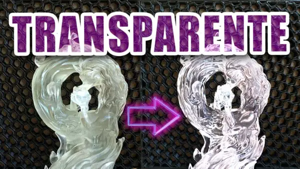 Consejos para hacer impresiones 3D de resina transparente