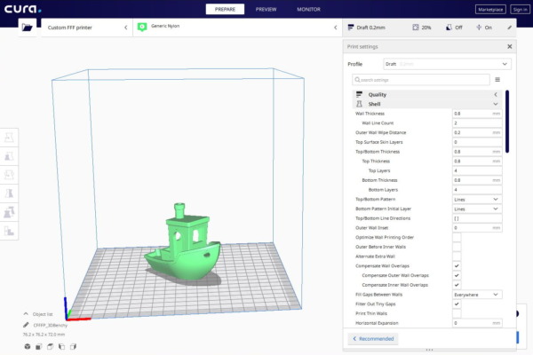 Las mejores configuraciones de impresora 3D para filamento PETG