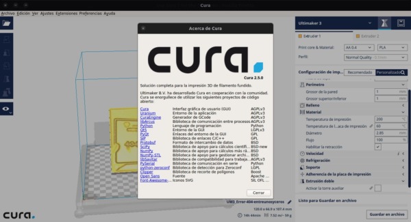¿En qué sistema operativo se ejecuta Cura?
