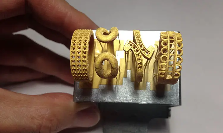 ¿Se pueden imprimir joyas en 3D?