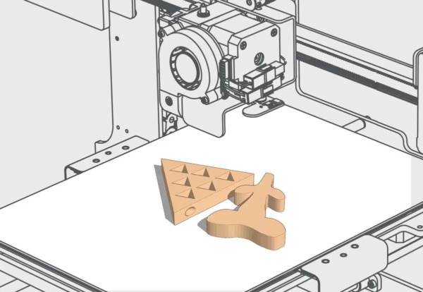 Configuración de la cortadora para texto de impresión 3D